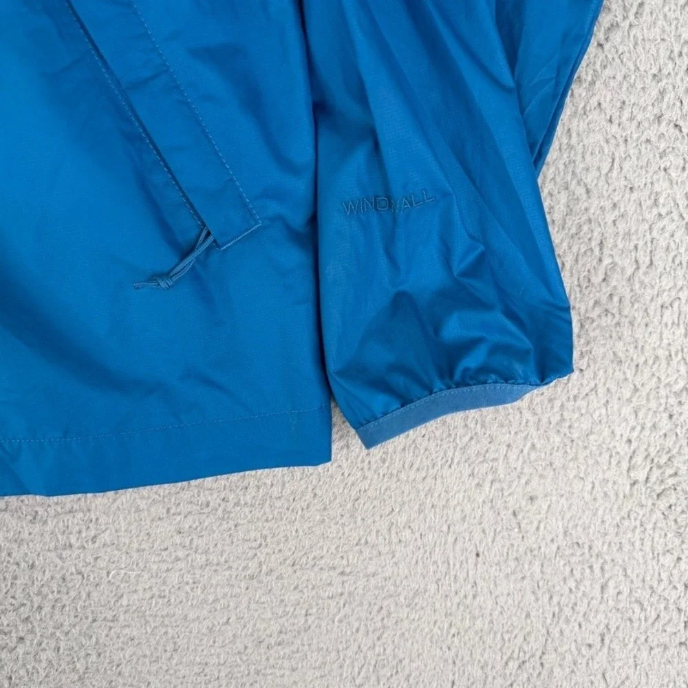 The North Face Cyclone Jacket Men's‎ Large Blue Hooded Colorblock Running